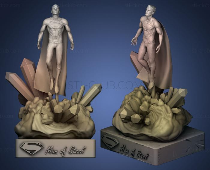 3D model Man of Steel (STL)